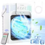 XTTANK 1200ml Aire Acondicionado Portátil 5 en 1 con Mando y Temporizador